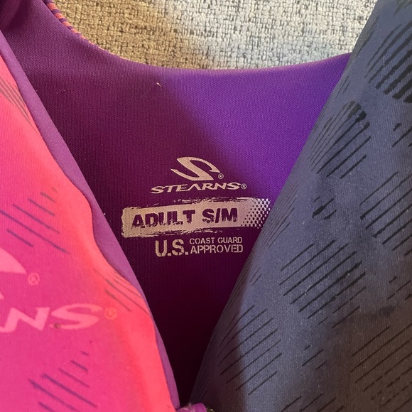 Stearns Pink and Purple Life Vest - Picture 2 of 2